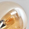 Gastor ceiling light 83 cm Amber, Smoke-coloured, 10-light sources