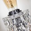 Sonhim table lamp black, transparent, clear, 1-light source