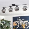 Gastor ceiling light Smoke-coloured, 4-light sources