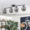 Gastor ceiling light Smoke-coloured, 4-light sources