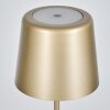 Belece Outdoor table lamp, table lamp gold, 1-light source