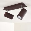 ZUOZ Ceiling Light rust-coloured, 2-light sources