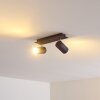 ZUOZ Ceiling Light rust-coloured, 2-light sources