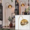 Koyoto globe light, floor lamp, Arch lamps brass, 1-light source