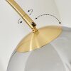 Koyoto globe light, floor lamp, Arch lamps brass, 1-light source
