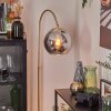 Koyoto globe light, floor lamp, Arch lamps brass, 1-light source