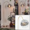Koyoto globe light, floor lamp, Arch lamps brass, 1-light source
