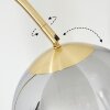 Koyoto globe light, floor lamp, Arch lamps brass, 1-light source