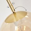 Koyoto globe light, floor lamp, Arch lamps brass, 1-light source