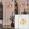 Koyoto globe light, floor lamp, Arch lamps brass, 1-light source