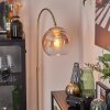 Koyoto globe light, floor lamp, Arch lamps brass, 1-light source