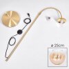 Koyoto globe light, floor lamp, Arch lamps brass, 1-light source