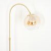 Koyoto globe light, floor lamp, Arch lamps brass, 1-light source