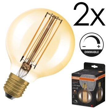 E27 LED 5.8 Watt warm white dimmable 470 Lumen