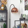 Koyoto globe light, floor lamp, Arch lamps clear, coppery, 1-light source