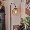 Koyoto globe light, floor lamp, Arch lamps Amber, clear, 1-light source