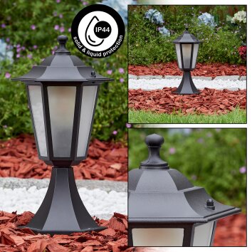 Loria pedestal light black, 1-light source