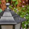 Loria path light black, silver, 1-light source