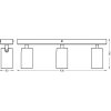 Ledvance Lights Spot ceiling light, ceiling spotlight LED white, 3-light sources