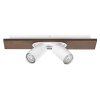 Ledvance Lights Spot ceiling light, ceiling spotlight LED Wood like finish, white, 2-light sources