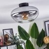 Mertola ceiling light clear, Smoke-coloured, 1-light source