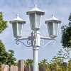 Loria outdoor light, lamp post, path light white, 3-light sources