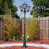 Falfosa outdoor light, lamp post, path light black, 3-light sources