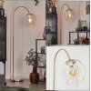 Koyoto globe light, floor lamp, Arch lamps brass, 1-light source
