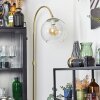 Koyoto globe light, floor lamp, Arch lamps brass, 1-light source