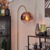 Koyoto globe light, floor lamp, Arch lamps brass, 1-light source
