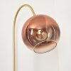 Koyoto globe light, floor lamp, Arch lamps brass, 1-light source
