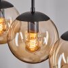 Gastor hanging light, globe light Amber, 3-light sources