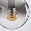 Gastor hanging light, globe light clear, Smoke-coloured, 1-light source