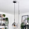 Gastor hanging light, globe light clear, Smoke-coloured, 1-light source