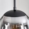 Gastor hanging light, globe light clear, Smoke-coloured, 1-light source