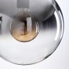 Gastor hanging light, globe light 25 cm clear, Smoke-coloured, 1-light source