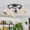 Bassagoda ceiling light black, 3-light sources