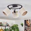 Bassagoda ceiling light black, 3-light sources