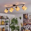 Bassagoda ceiling light black, 4-light sources
