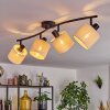 Bassagoda ceiling light black, 4-light sources