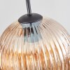 Koyoto hanging light, globe light 35 cm Amber, 4-light sources