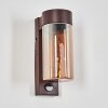Encoberta outdoor light, outdoor wall light rust-coloured, 1-light source