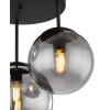 Globo lighting JOEL ceiling light black, 3-light sources