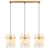 Globo lighting Gorley hanging light gold, 3-light sources