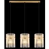 Globo lighting Gorley hanging light gold, 3-light sources