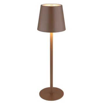 Globo lighting Vannie table lamp LED brown, 1-light source
