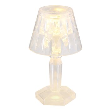 Globo lighting Gixi table lamp LED transparent, clear, 1-light source