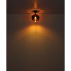 Globo lighting Maxy ceiling light chrome, black, 1-light source