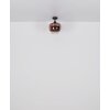 Globo lighting Maxy ceiling light chrome, black, 1-light source