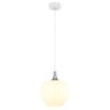 Globo lighting Maxy hanging light chrome, white, 1-light source